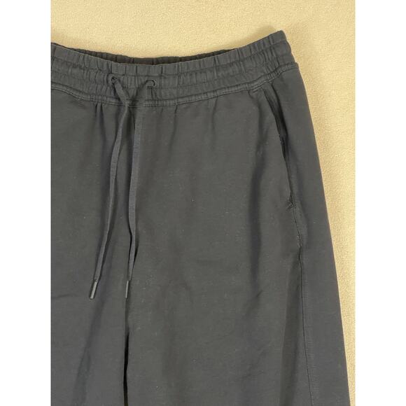 Athleta Pants Womens S Black Retroterry Athletic tapered Jogger Sweatpants - Picture 2 of 14